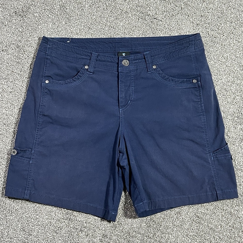 KÜHL Navy Blue Splash Shorts -Women's 12 Hiking Outdoor 6.5" Stretch Performance